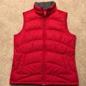 Lands End puffer vest - red - Small